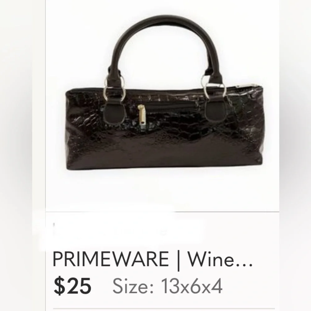 NEW Primewear Insulated Wine Bag / Clutch, Red, New With Tags. Great 4 Christmas - Picture 13 of 16